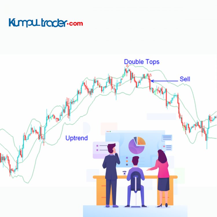 Identifikasi pembalikan arah reversal  dengan indikator Bollinger band