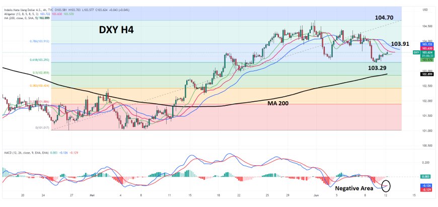 DXY Mengejar Level 103.80 Menjelang Data CPI AS